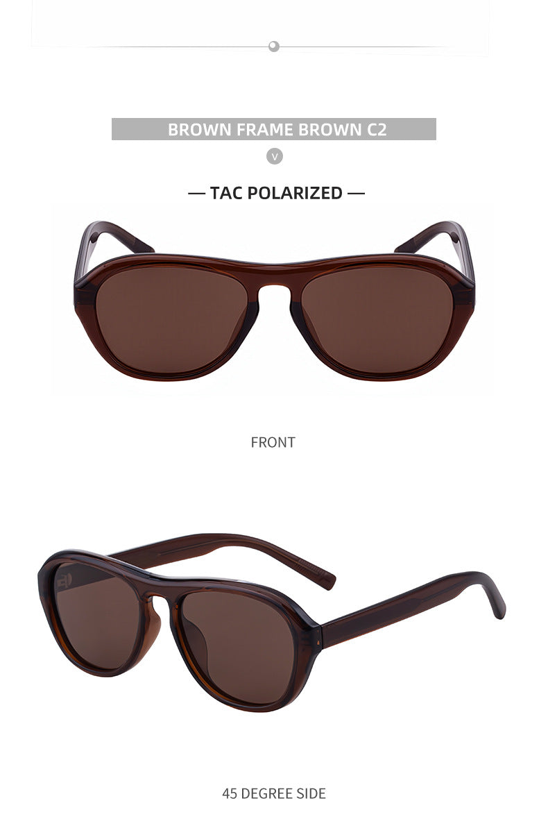 2025New European and American Fashion Polarized Sunglasses for Women, High-end Ultra-light Sun Protection Sunglasses for Women, Trendy for Fishing and Driving