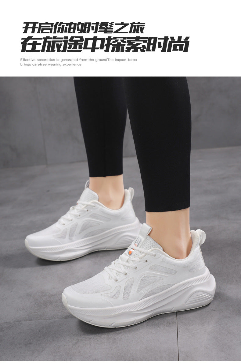 Professional Running Shoes for Men and Women, Spring and Summer New Soft Sole, Lightweight, Shock Absorption, Breathable, Jump Rope, Non-Slip, Marathon Walking Shoes