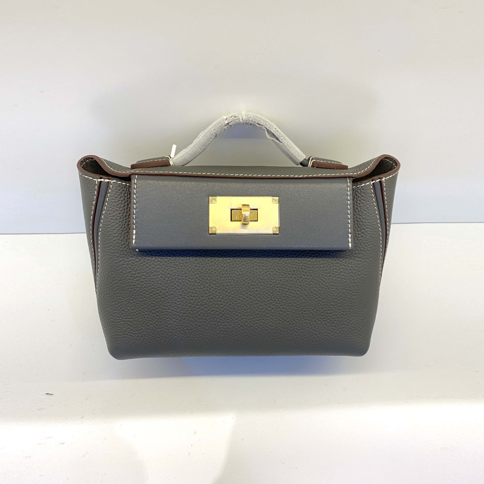 New European and American Style Kelly Bag Versatile Dumpling Bag High-Quality Texture Top Layer Fashion Women's Handbag Tote Shoulder Crossbody Bag