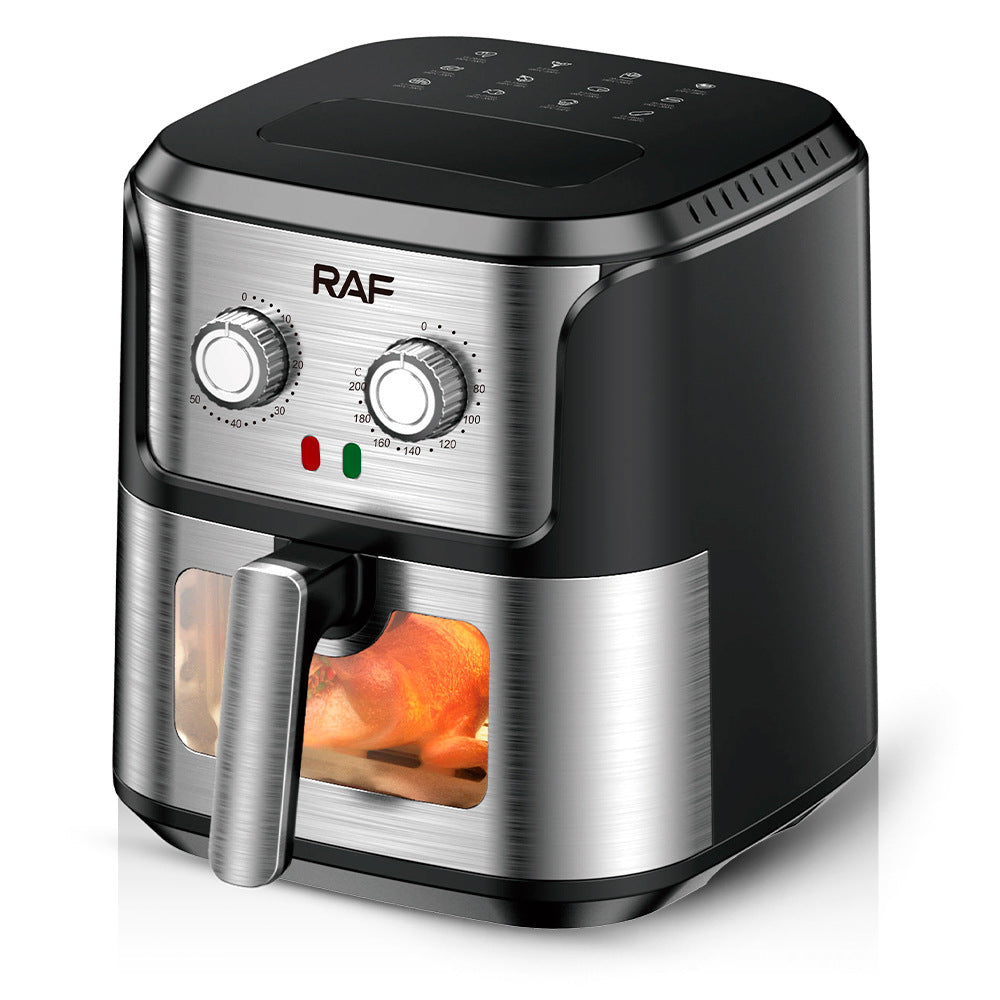 RAF European Standard Household Oil-Free Air Fryer Multifunctional Smart Oven French Fries Electric Fryer6.8L