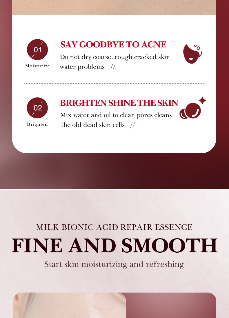 Lactobionic Acid Serum30mlSADOER Moisturizing pore-reducing skin rejuvenation essence cross-border wholesale