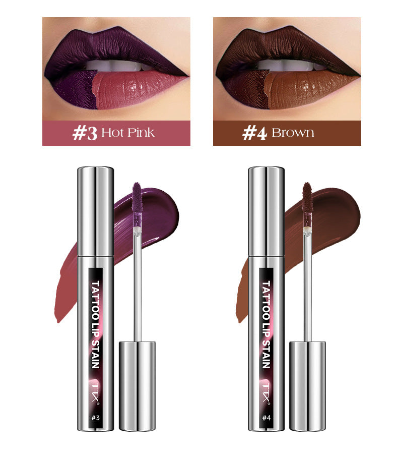 Tear-off Lip Gloss Velvet Matte Non-fading Non-stick Cup Tear-off Lip Color Version Labelable