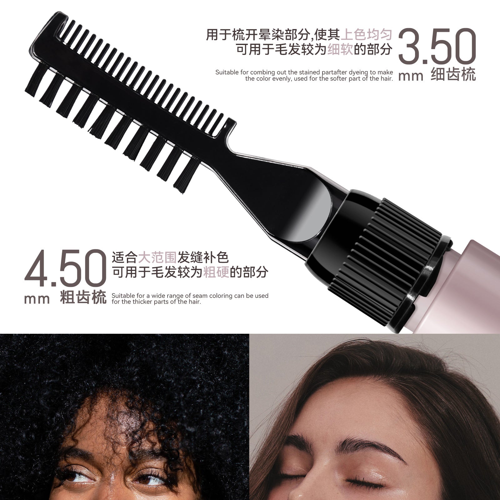 sheloves White Hair Color Stick Covers Gray Roots Non-Staining Waterproof Hair Stick