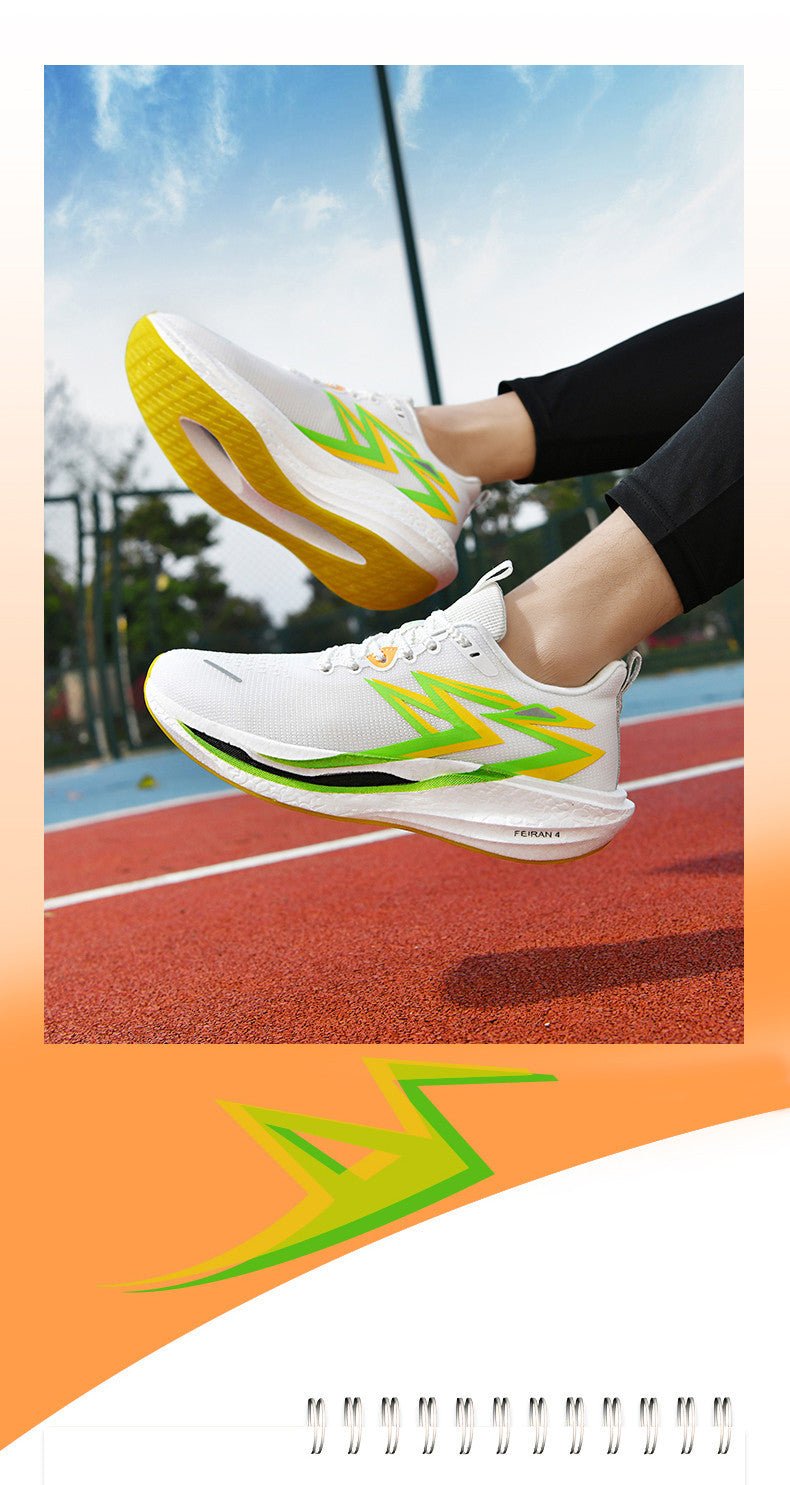 New Feiran Ultra-light Comfortable Breathable Unisex Casual Running Shoes with Real Carbon Plate Cushioning and Anti-slip Couples Sports Shoes