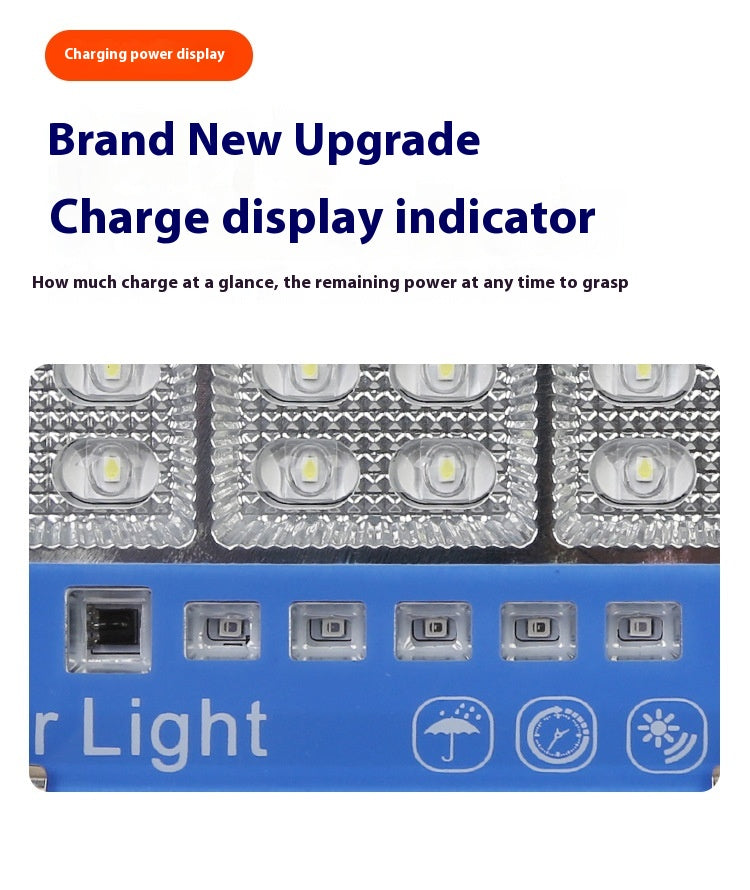 Super Bright New Rural Household LED Street Light Indoor/Outdoor IP65 Flood Light Waterproof Iron ABS for Roads Solar Panels