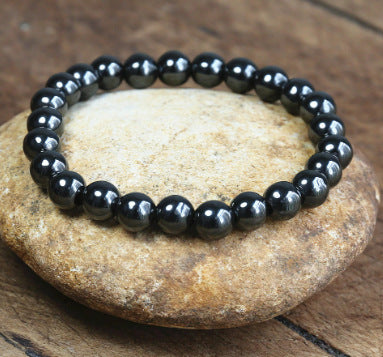 Tiger Eye Stone Double Row Bracelet Natural Stone Beaded Lucky Tree Pendant Bracelet Woven Double Layer Beaded Crystal Bracelet