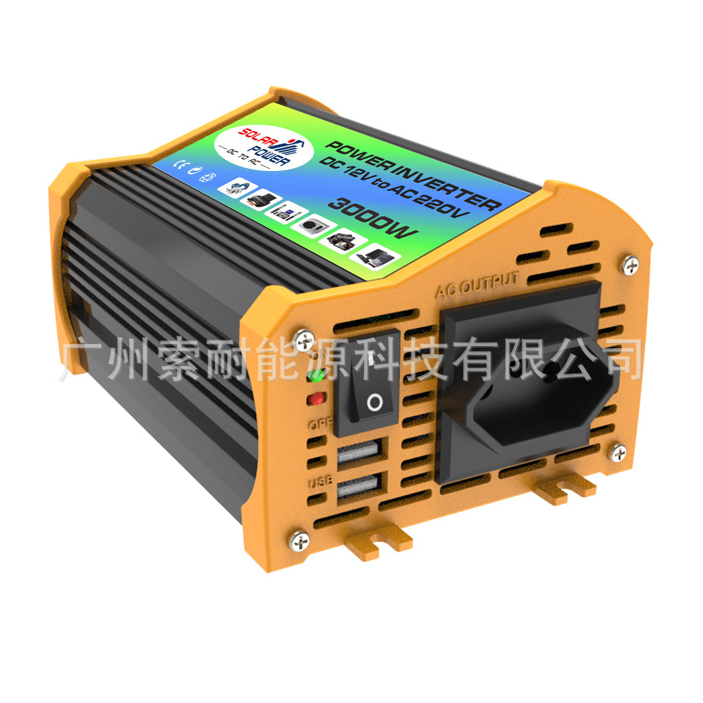 300W Vehicle Inverter12V Turn110V220V Double USB Platform car power inverter