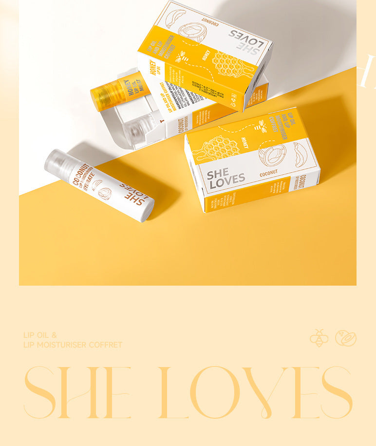 Honey Coconut Roll-On Lip Oil Long-lasting lightening lip lines moisturizing nourishing transparent glossy glass lip gloss