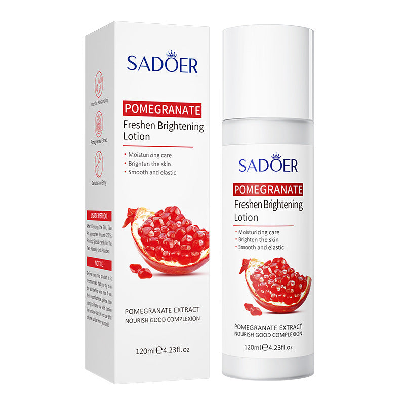 Red Pomegranate Skincare Set SADOER Hydrating Moisturizing Cleansing Nourishing  Wholesale