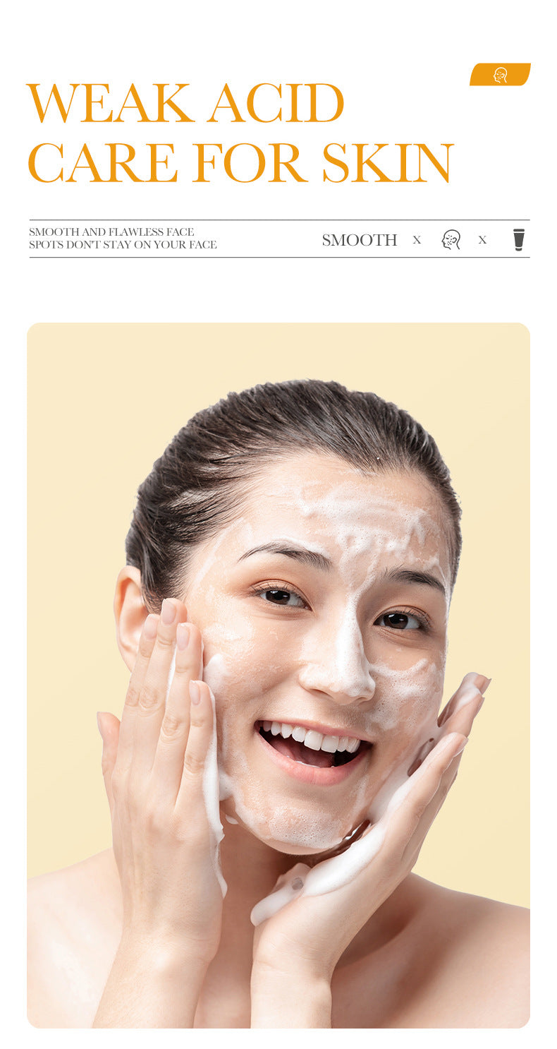 Honey Facial Cleanser100gBIOAOUA Vitamin E Deep Cleansing Facial Cleanser Cross-Border Foreign Trade Wholesale