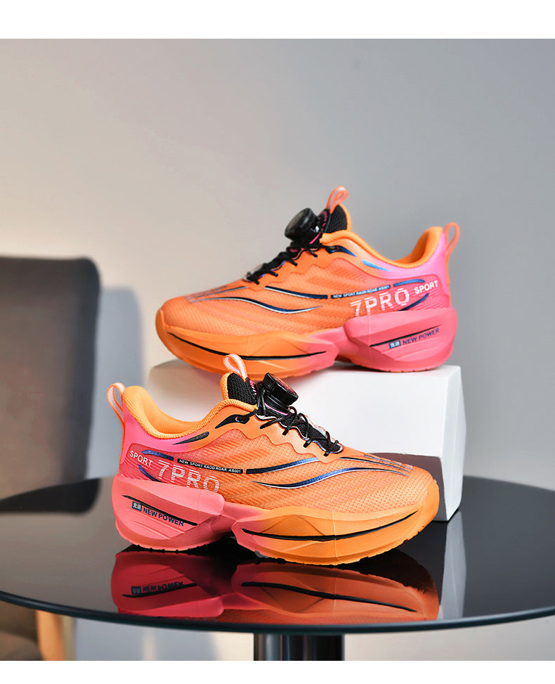 Red Rabbit7Pro Children's Shoes New Fashion Versatile Soft Sole Sports Shoes Breathable Non-Slip Youth Training Running Shoes