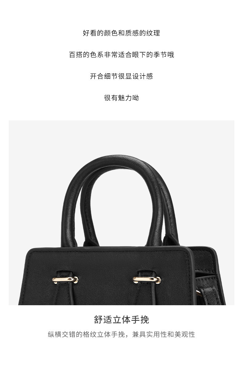 New Handbag for Women Fashionable Small Square Bag French Style Daily Light Luxury Niche Commuting Trendy Single Shoulder Crossbody Bag for Women
