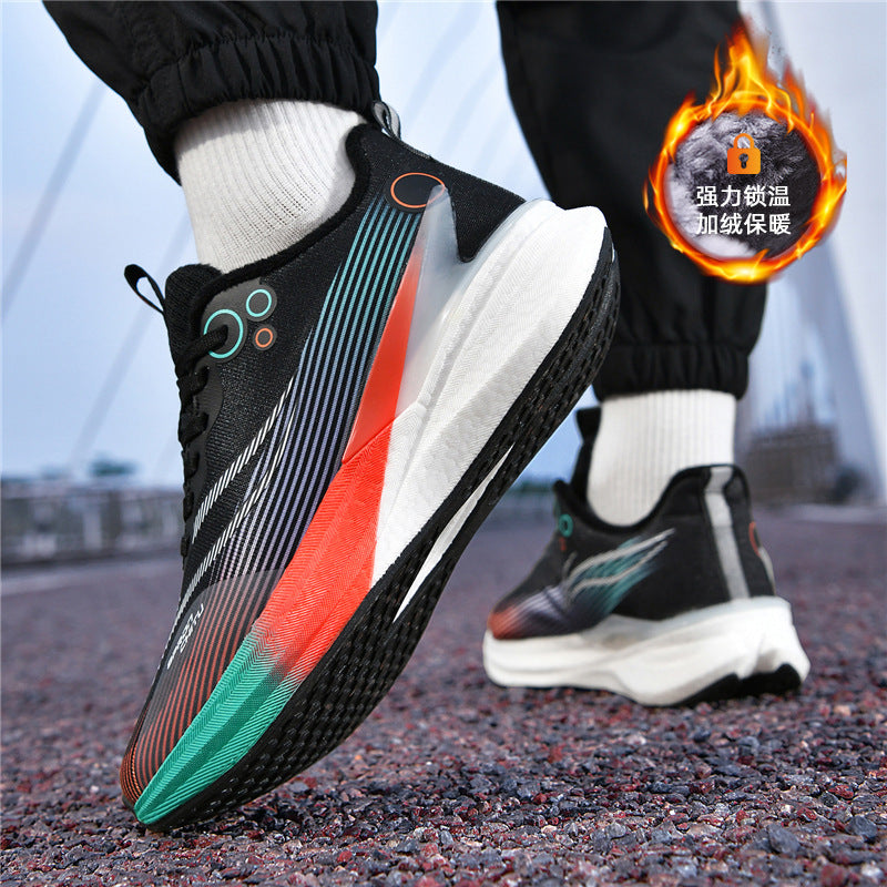 Red Rabbit8pro Running Shoes2025New style fleece-lined warm shock-absorbing sports shoes casual real carbon plate racing running shoes