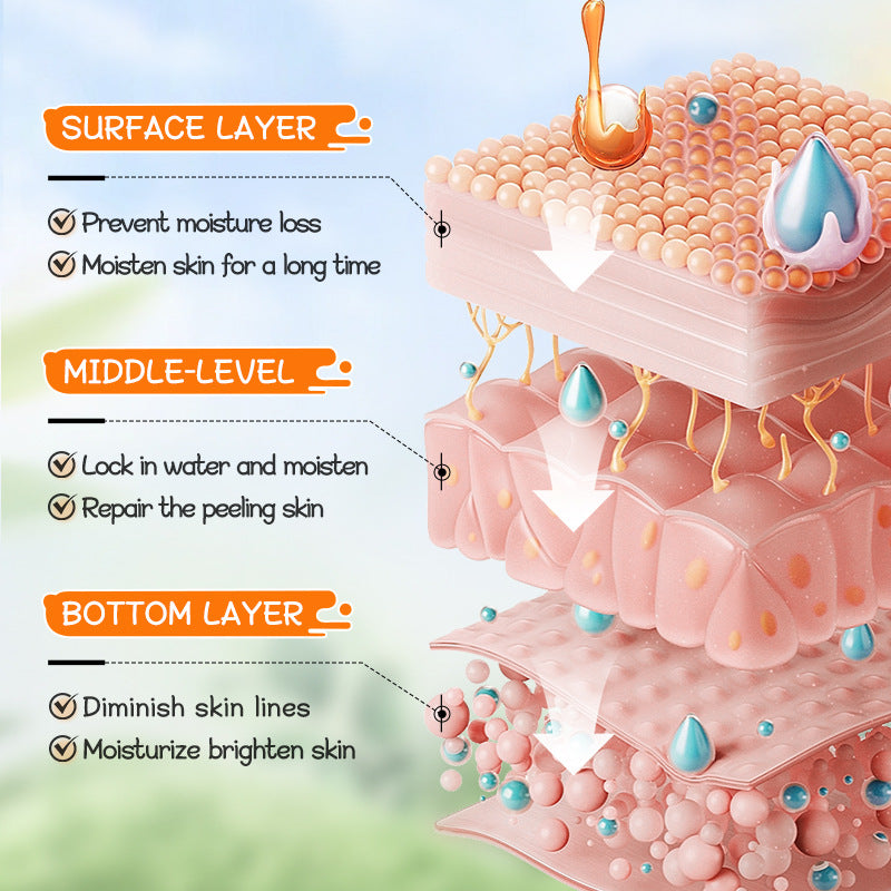 Full English Peach Hand Cream Lip Balm Set SADOER Nourishing Autumn and Winter Hand Cream Lip Balm  Wholesale