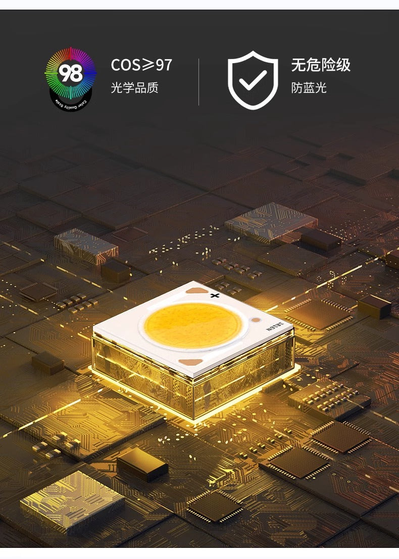 Zhongshan Full Spectrum Eye Protection Living Room Lamp Seamless Ceiling Light Modern Simple Elegant Lighting Three-Color Whole House Combination