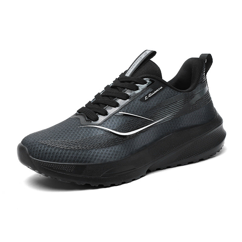 Autumn Women's Shock Absorption Lightweight Running Shoes Mesh Breathable Casual Shoes Non-Slip Popcorn Soft Sole Women's Breathable Comfortable