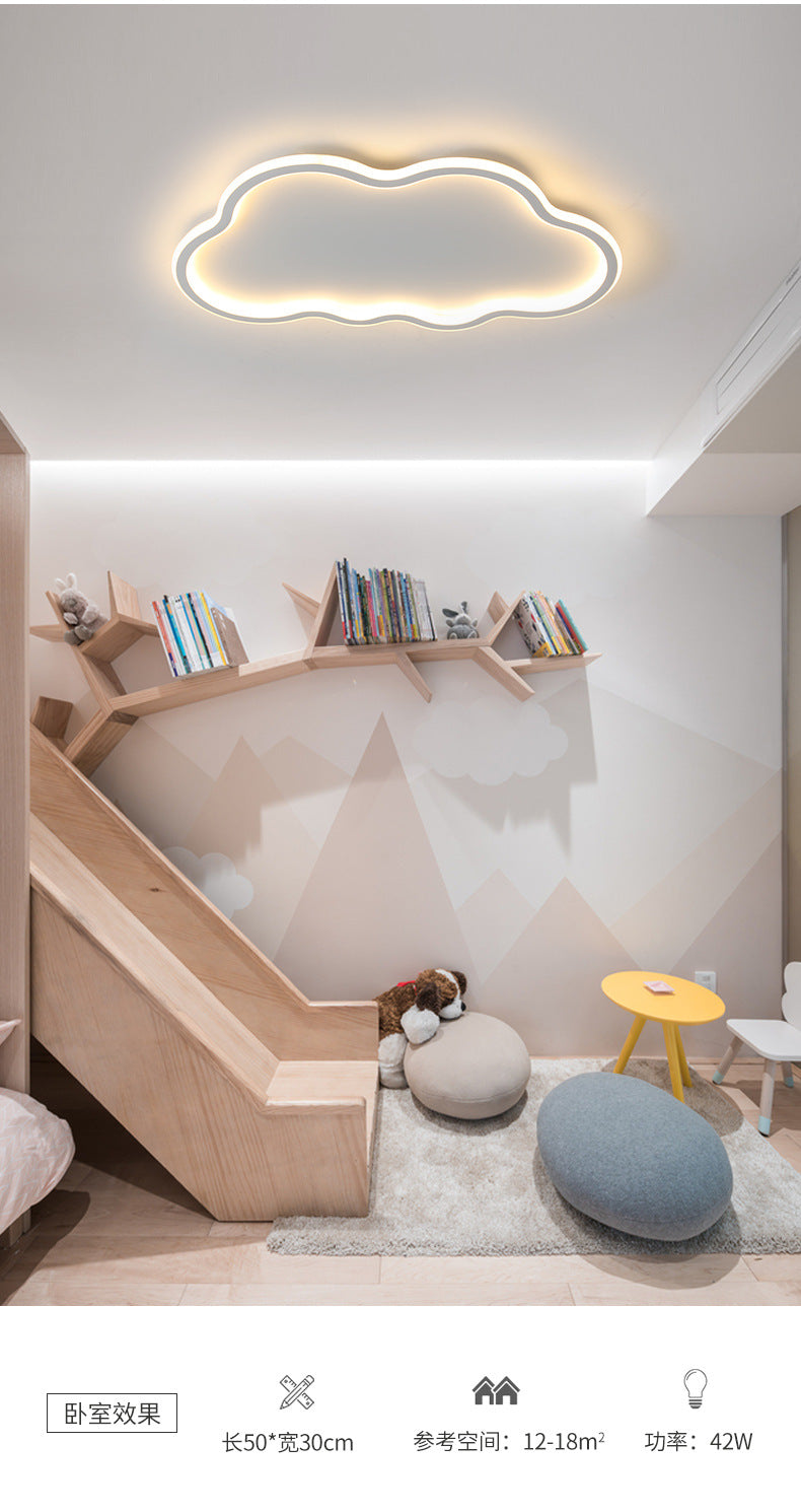 Ultra-thin Nordic Ceiling Light Modern Simple Bedroom Cloud led Lighting Living Room Internet Celebrity Side Emitting Creative Lamp