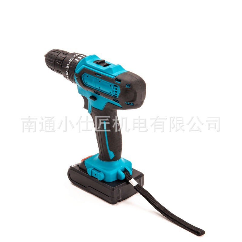 Foreign Trade Cordless Handheld Impact Drill Household Multifunctional Electric Screwdriver Brushless Lithium Battery Tool