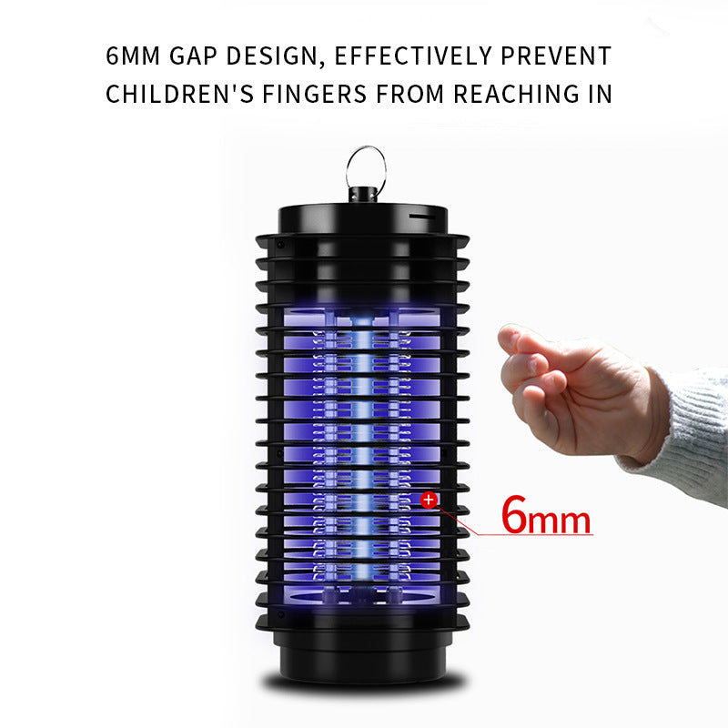 Specialized Electric Shock Photocatalyst Mosquito Killer Lamp LED Electronic Mosquito Repellent Household Black Diamond Silent Mosquito Trap Lamp