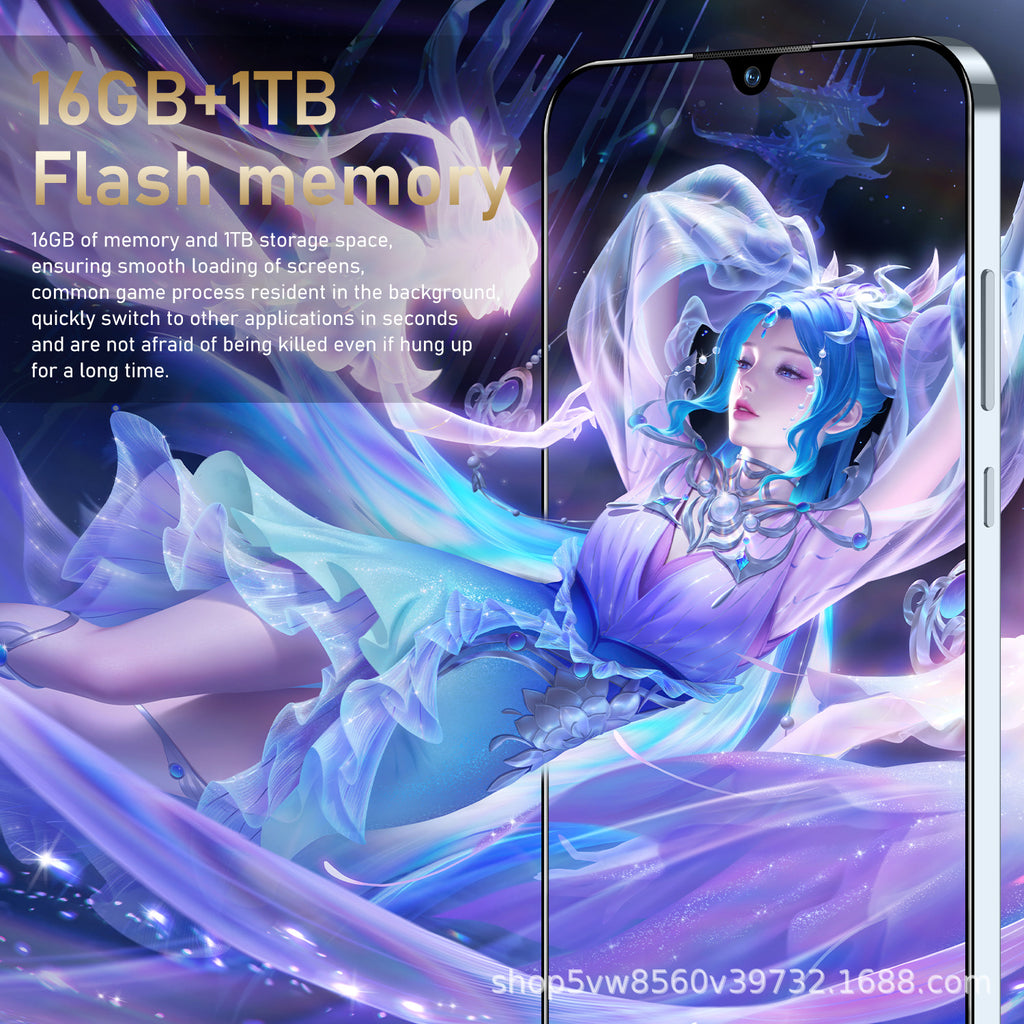 New Pova5 Intelligence5G Genuine Phone7.3Inch16+1T Android E-commerce