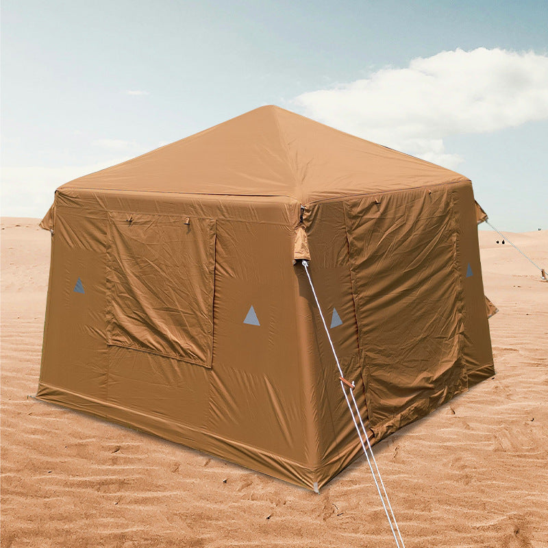 Wholesale Inflatable Tent from Source Factory Middle East Saudi Arabia Tent Black Coating Sunproof Rainproof Automatic Quick Open3*