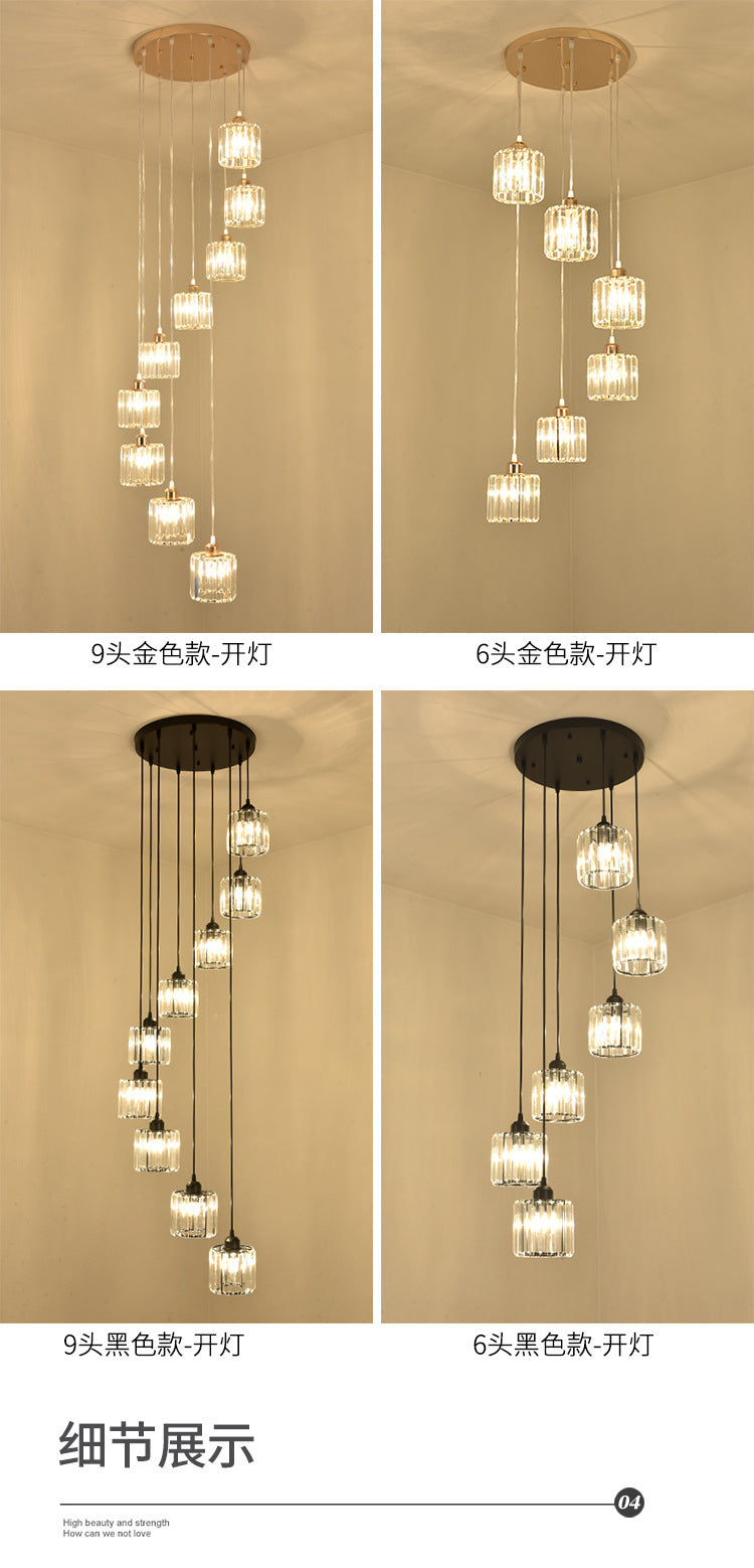 Restaurant Pendant Light Three-Head Modern Minimalist Bar Creative Dining Table Bedroom Unique Living Room Dining Room Grand Nordic Lighting