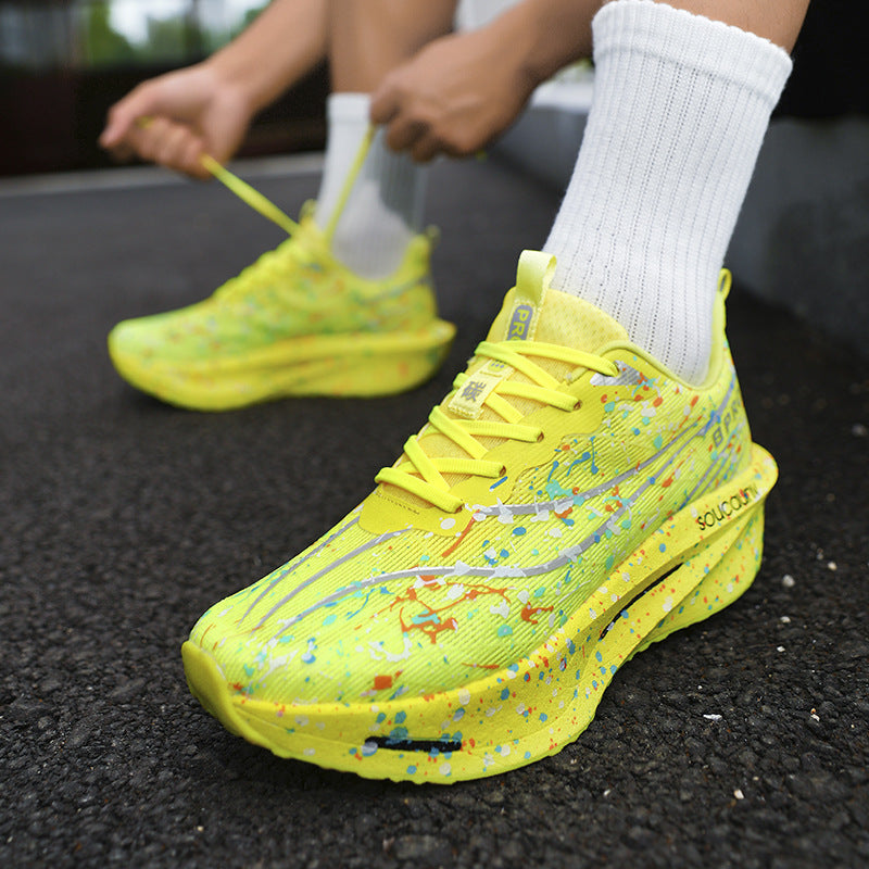 Parent-Child Cool Luminous Running Shoes Casual Fashion Men's Shoes Breathable Mesh Lightweight Comfortable Cushioned Wear-Resistant Sports Shoes