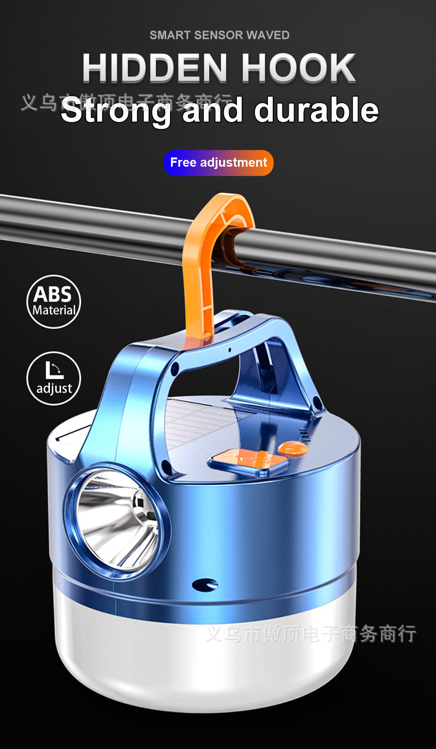 New tent light outdoor waterproof camping lamp LED Campsite Lamp USB Rechargeable Home Power Outage Emergency Light Flashlight