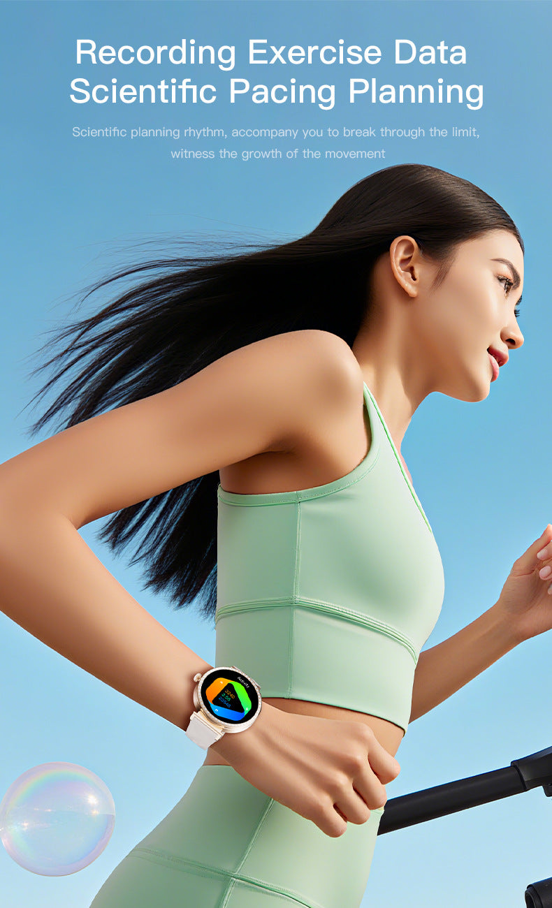 S16Smart Watch1.27inch Bluetooth Call Heart Rate Message Push Sleep Niche Full Diamond Women's Watch