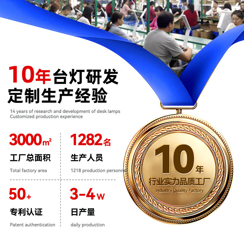 Study-Specific Eye Protection Desk Lamp with Smart Wireless Charging and Foldable Night Light for Dormitory LED Student Reading Gift Lamp