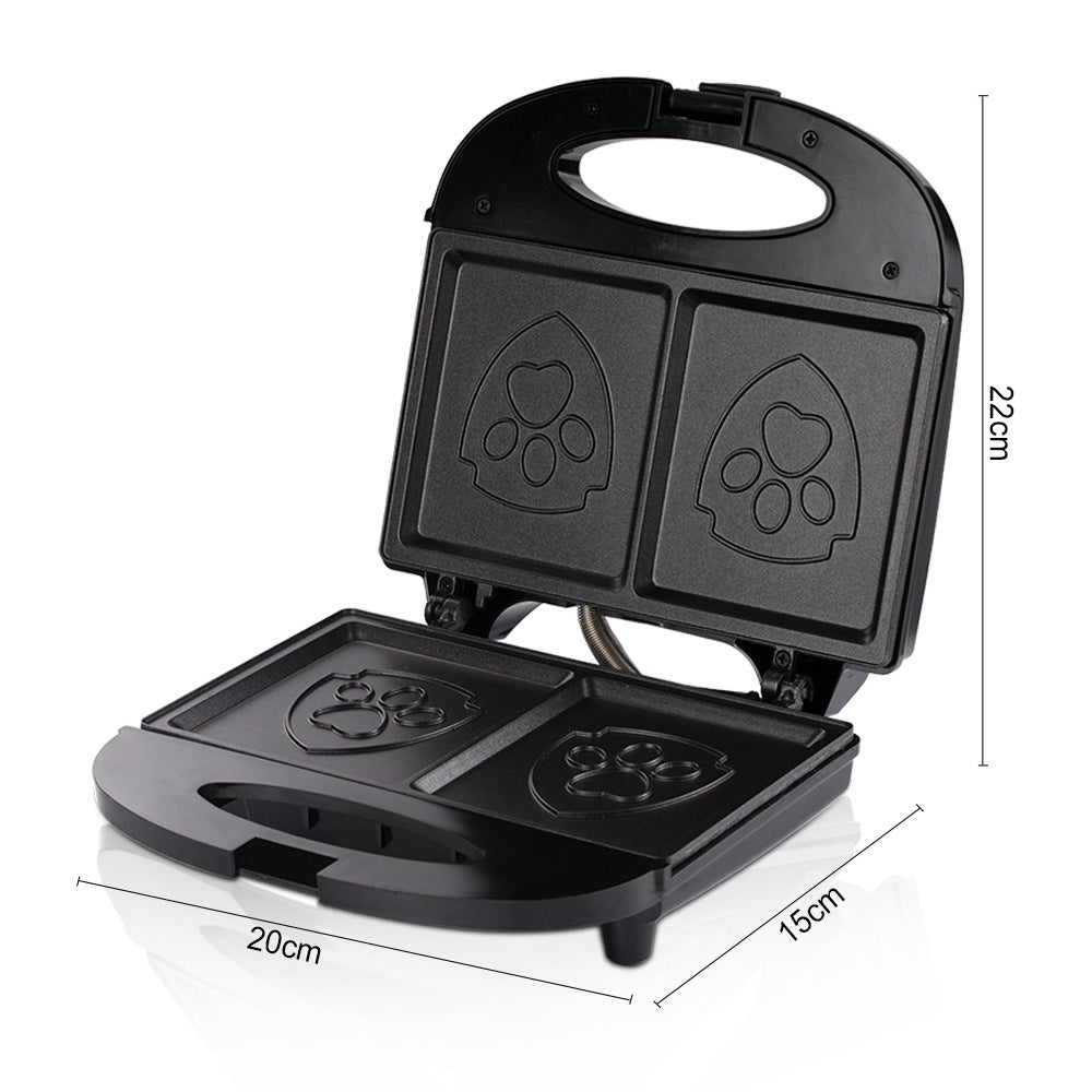 RAF European Standard Household Sandwich Maker Toaster Stainless Steel Multifunctional Cartoon Breakfast Maker R.526