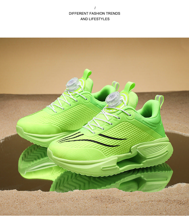 Children's New Shadow Boys' Running Shoes Casual Fashion Kids' Shoes Mesh Breathable Lightweight Non-Slip Wear-Resistant Sports Shoes