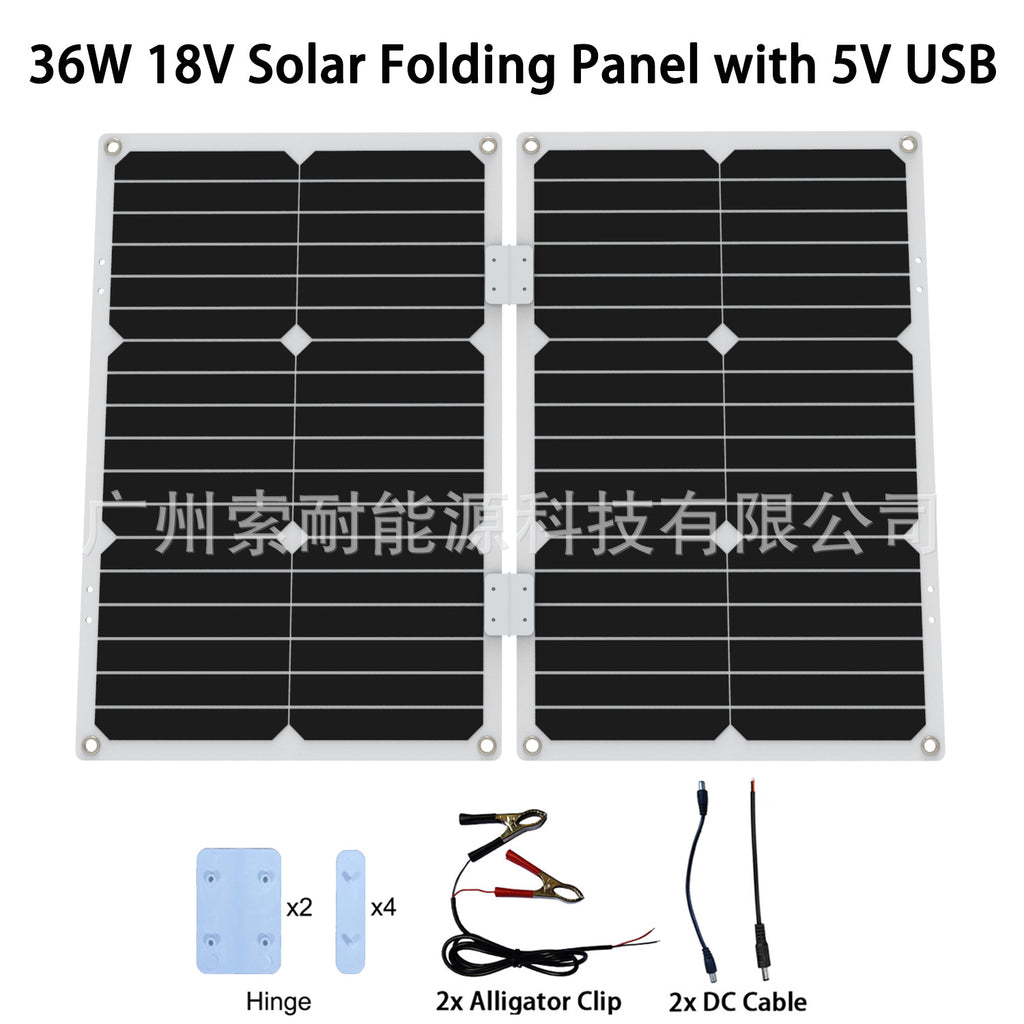 Export36W Monocrystalline Solar Panel850X420mm Solar charging board 5V USB Battery panel