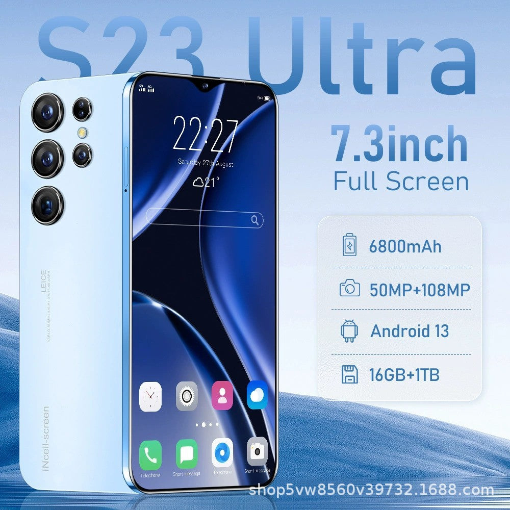 S23+Ultra Specially designed for mobile phones7.3Large Screen HD16+1T Large Memory Source Factory