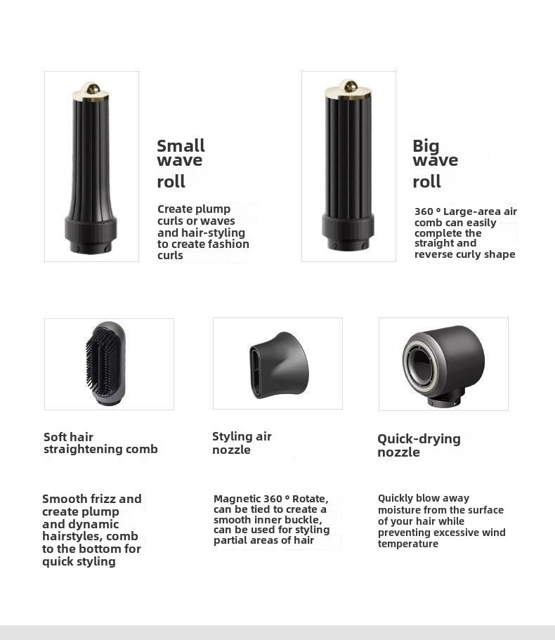 high-power hair dryer negative ion home electric hair dryer Fully Automatic Curling Iron Silent High-Speed Hair Dryer