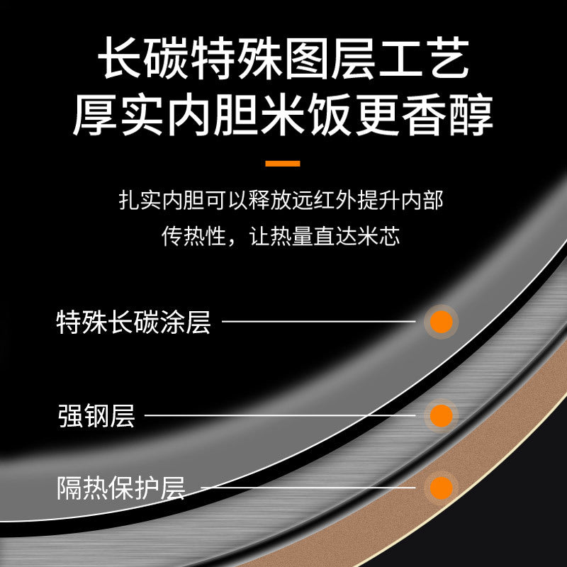 Manufacturer  Control Large Capacity5L6L Steam and Cook Integrated LCD Display Pressure Cooker Rice Cooker Pressure Cooker