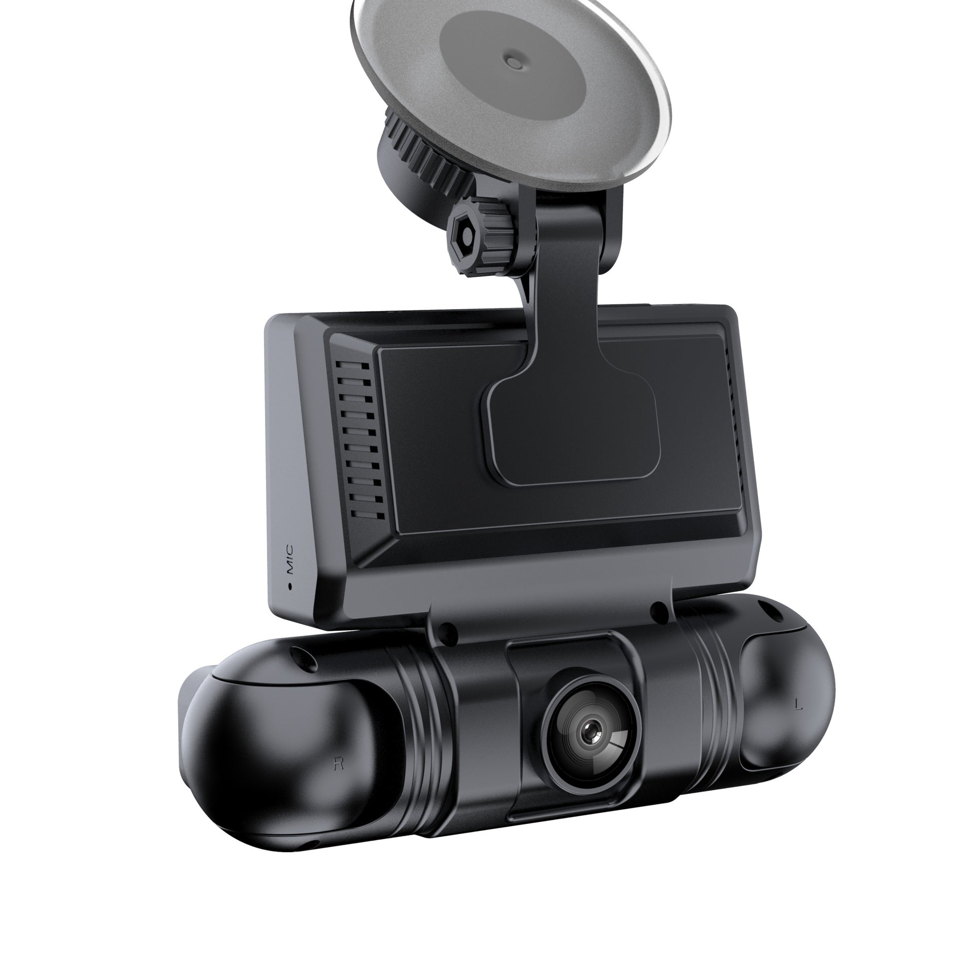 4Lens360Degree2k Ultra-high-definition infrared car night vision dashcam with reversing camera wifi Interconnection