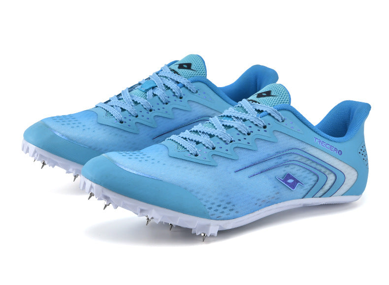 CICERO New Style Running Spikes Shoes for Teenagers Boys and Girls Students Large Spikes Professional Competition Physical Test Training Track and Field Shoes