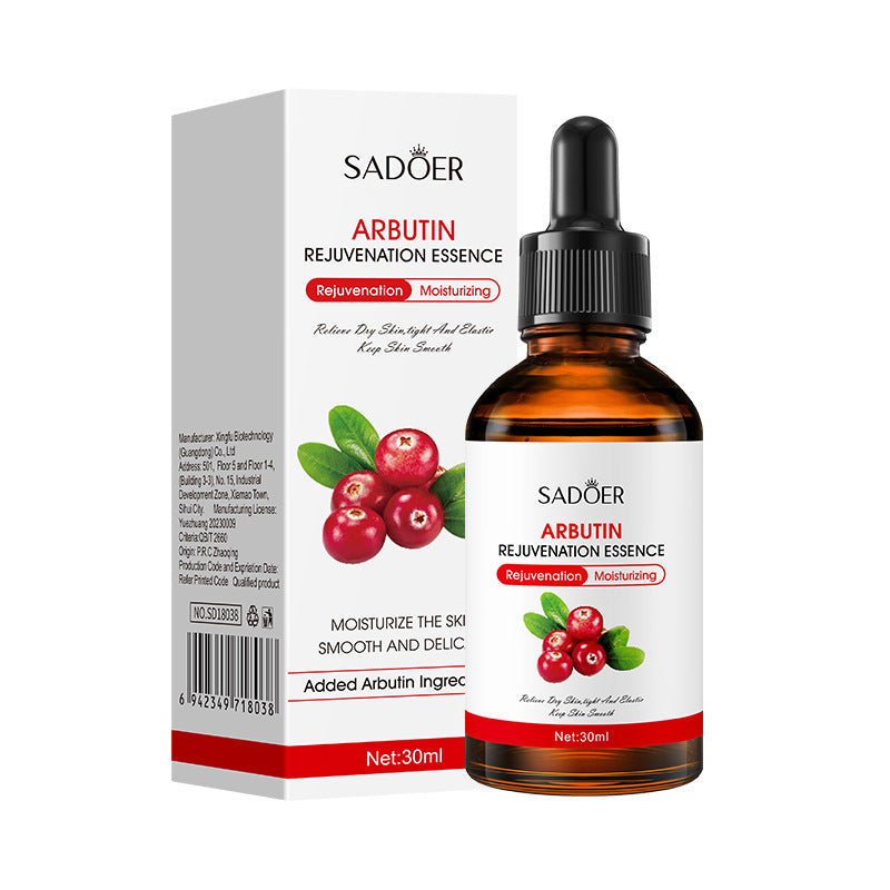 Full English Essence Serum SADOER Hyaluronic Acid Arbutin Moisturizing and Hydrating30ml  Foreign Trade Live Wholesale