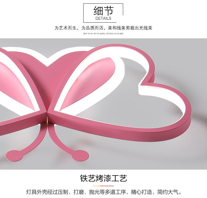 Children's Lamp Eye Protection Cartoon led Ceiling Lamp Boys Girls Kindergarten Lamp Iron Art Room Bedroom Lamp Wholesale