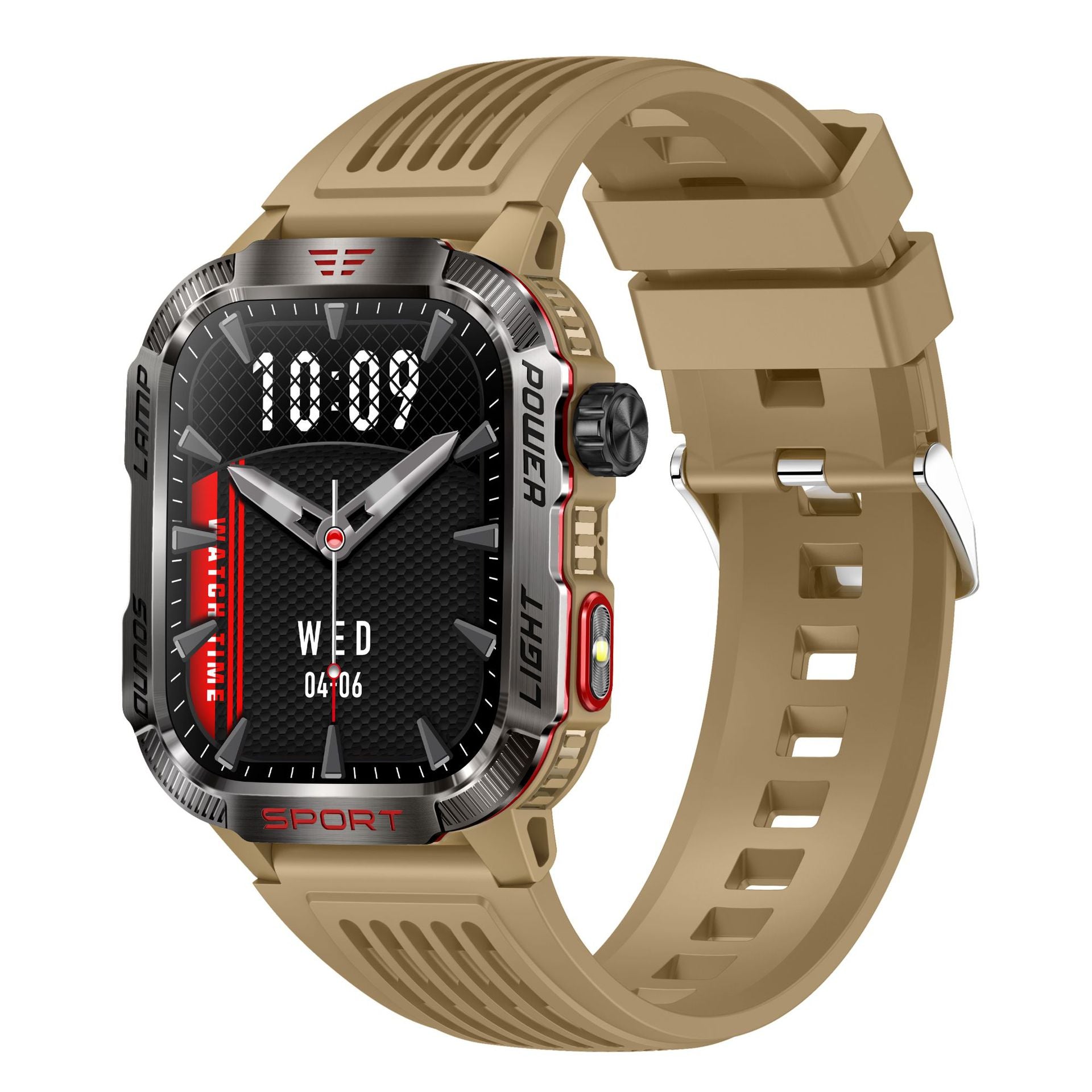 HT29Smart Watch Bluetooth Call True Heart Rate Step Sleep Monitoring IP68Deep Waterproof Sports Tri-Proof