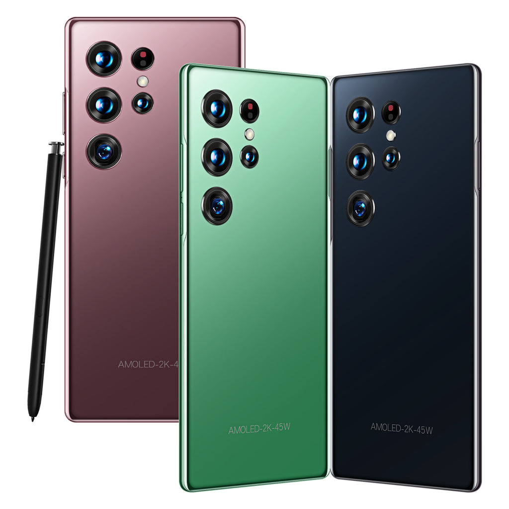 16+1T Mobile Phone S22+Ultra True4G Android True7.3Large Screen800Wan Intelligent Full Screen
