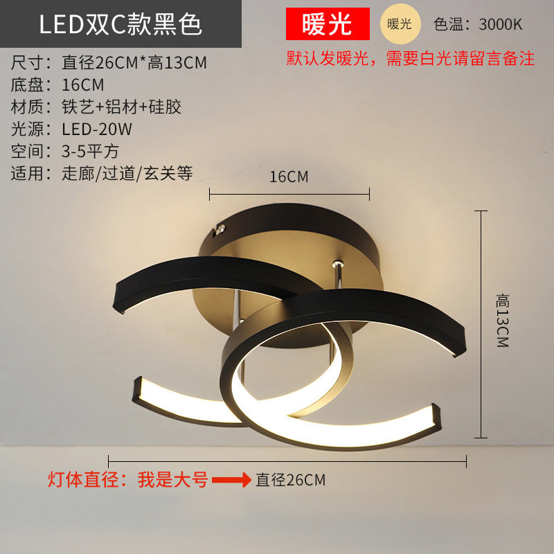 exclusive aisle lights balcony lights LED Modern Minimalist Nordic Creative Personality Cloakroom Living Room Entrance Light