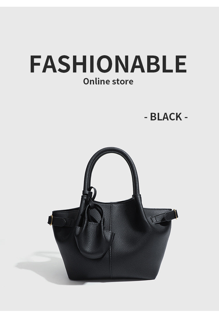 European and American Style Dumpling Handbag Fashion Women's Bag Single Shoulder Bag Versatile Stylish Crossbody Bag Large Capacity High-end Feel