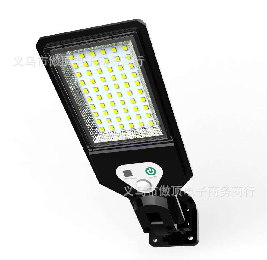 New Outdoor Solar Street Light Human Body Sensing Wall Light with Remote Control Garden Light Waterproof Garden Garden Light