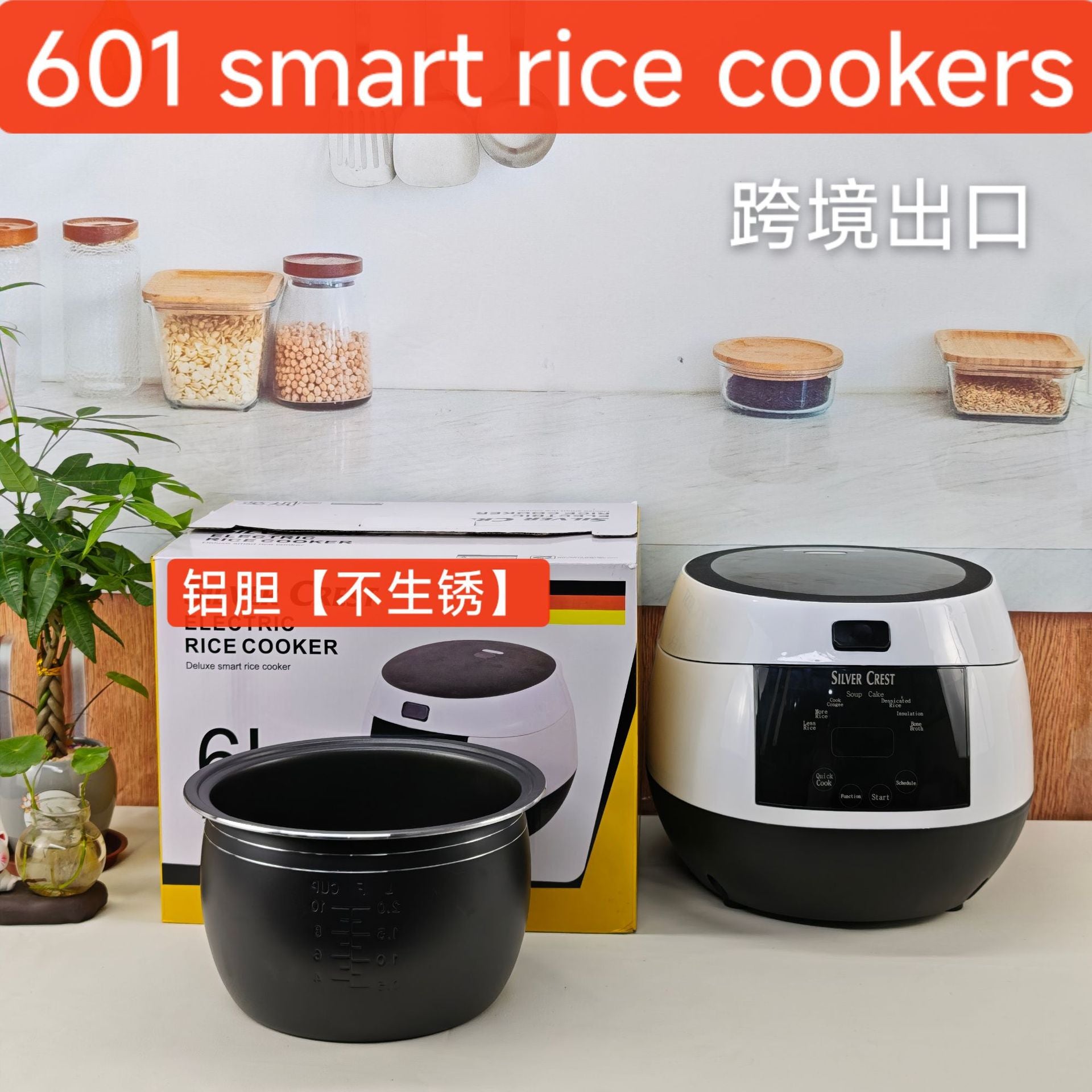 5L Rice cooker Electric Rice Cooker Household Smart Rice Cooker Large Capacity Appointment Timing  UK Plug EU Plug