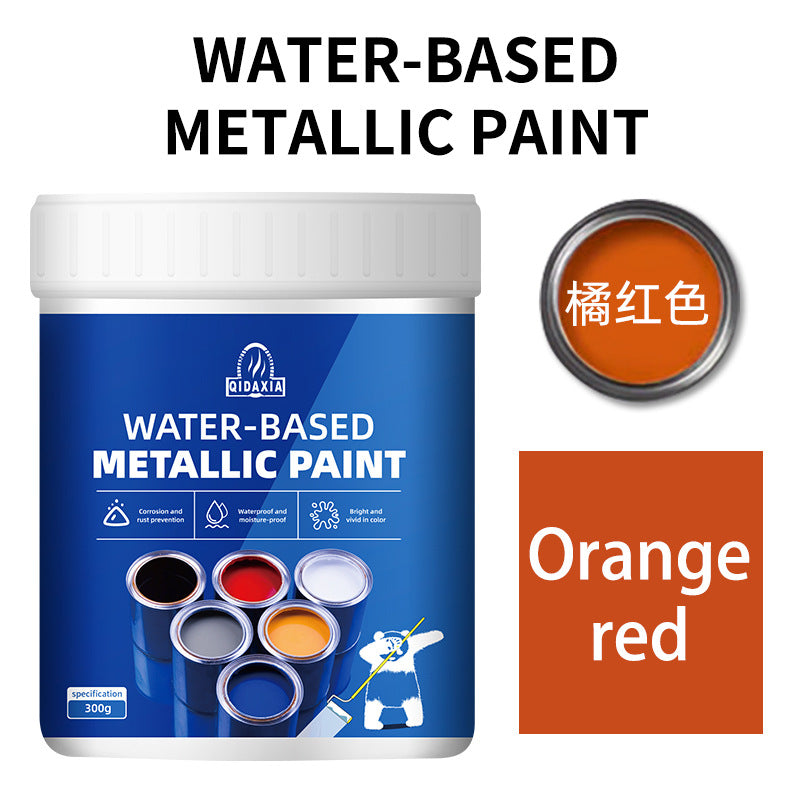 Qixia Water-Based Metal Paint Rust-Free Conversion Color Steel Tile Renovation Rust Fixing Water-Based Metal Paint