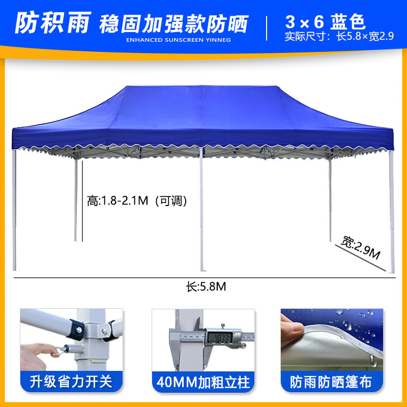 Four-corner Exhibition Tent Umbrella Outdoor Rainproof Advertising Tent with Printing logo Event Exhibition Folding Telescopic Sunshade
