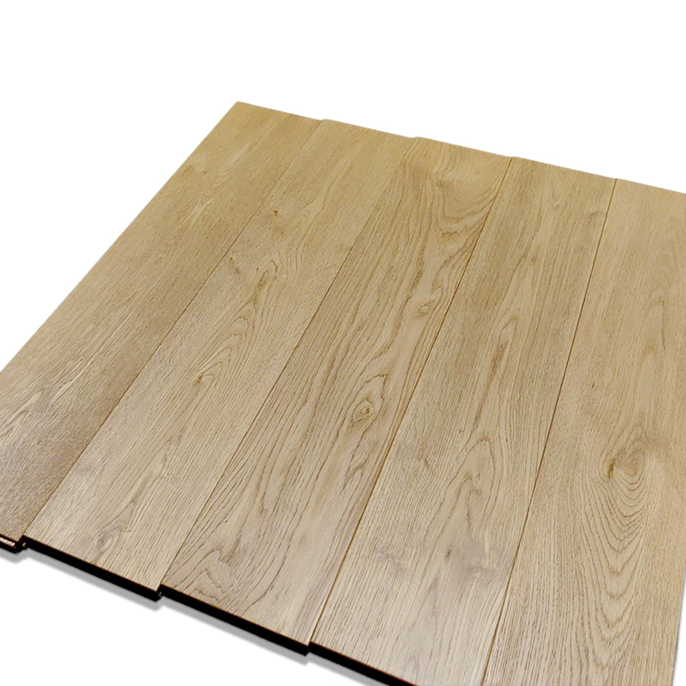 Premium Engineered Solid Oak Wood Flooring Prefinished Waterproof Anti-Slip Hardwood Floor for Contemporary Apartments Outdoor