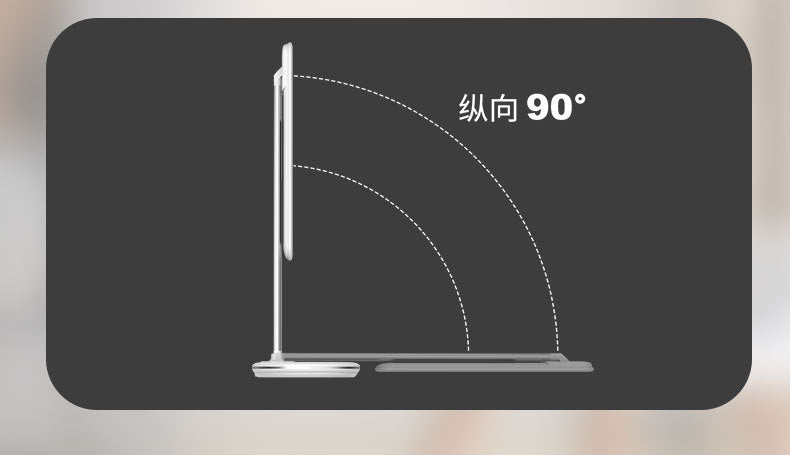 Customized Three-in-One Eye Protection Student Study Lamp Multi-Functional Wireless Charging Desk Lamp Bedside Desktop Reading Lamp